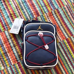 Jordan Navy and Red Belt Bag new with tags in bag beautiful